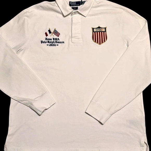Polo Ralph Lauren Other - Polo by Ralph Lauren Long-Sleeve TEAM USA Olympic 2024 Rugby Polo Shirt
